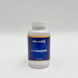 Fit for Life L-Tyrosine - Aminozuur - Geschikt voor veganisten en vegetariërs - 1200 mg - 90 capsules