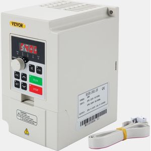 Variabele Frequentie Omvormer 3 Kw Frequentie Omvormer 150x90x118 mm Driefasige Frequentieomvormer van ABS-vlamvertragend Materiaal