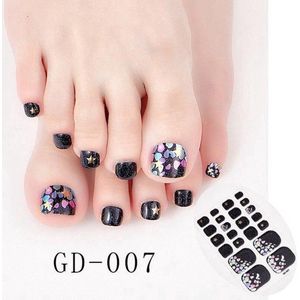 NagelStickers 22 Tips/1Vel Manicure Teen Nagel stickers,Nageldecoratie + Nagelvijlen