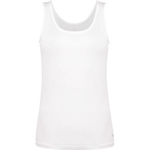 Undiemeister Tanktop Dames - Chalk White (Wit) - Hemd Mouwloos - Perfecte Pasvorm - Zijdezachte Ademende Stof - Geen Labels - Basic Ondershirt - Tencel - Tanktop - Maat XXL