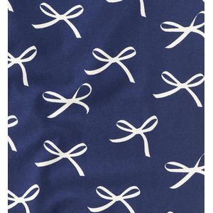 Little Label Pyjama Meisjes - Maat 98-104 - Blauw, Wit - Zachte BIO Katoen