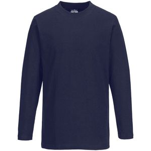 Portwest - B196 - T-shirt met Lange Mouw - Marine
