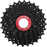 Cassette 11 speed Sunrace CSRX1 11-28T - zwart/rood