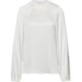 COMMA - Blouse - Wit - Blouseshirt - Lange Mouw - Effen