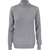 Cutter & Buck Kennewick Turtleneck Dames 355409 - Grijs Melange - M