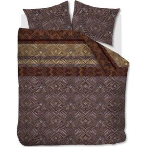 Snoozing Ferry Dekbedovertrek - Extra breed - 260x200/220 cm - Brown