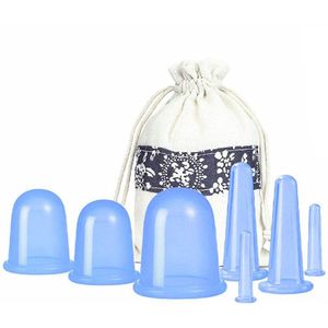 Cellulite Cups - Cupping For Cellulite - Premium Kwaliteit Cupping Set (7-Delig) - Cupping Cups - Full Body - Cupping Cups Massage - Voor Gezicht, Armen En Benen - Roze - VacuüM Silicone Cupping Set - Anti Sinaasappelhuid - Anti Cellulitis Massage