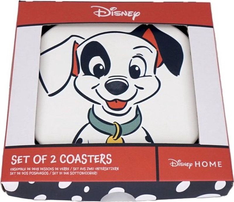 Onderzetters - 101 Dalmatiërs - Set van 2 - Handwas - Functioneel
