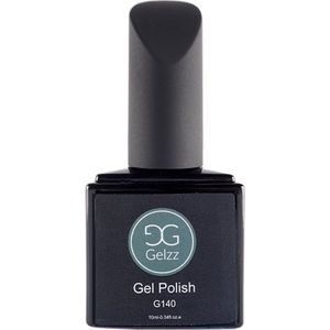 Gelzz Gellak - Gel Nagellak - kleur Sage Scentence G140 - GrijsGroen - Dekkende kleur - 10ml - Vegan