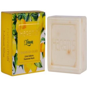 Harem's - Natural Lemon Soap - Face & Body - 120 g - Hyaluronic Acid - Collagen - Citroen Zeep