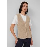 Vest - Gebreid - V-hals - Decoratieve Knoopsluiting