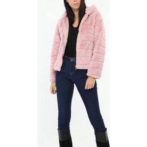 Warme winter vest - roze S