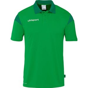 Uhlsport Squad 27 Polo Heren - Groen / Lagoon | Maat: 3XL