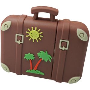 Ulticool USB stick reis travel koffer - 128GB high speed (USB 3.0) - zon palmboom retro vintage - reizen gadget cadeau - travel accesoires - reis gadgets - reiskoffer - Cadeau Idee - Cadeaupakket - Pakket - Top 10 - Kados