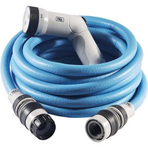 Uitschuifbare tuinwaterslang - compact en lichtgewicht - 20 m - blauw