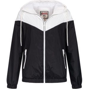 Lonsdale Damen Sommerjacke Skerray Windjacke mit Kapuze Black/White-XL