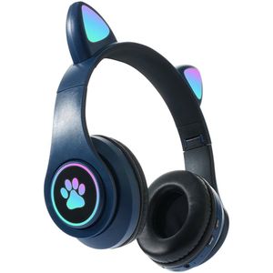 KINSI koptelefoon kinderen draadloos - Kinder Koptelefoon met Kattenoortjes - Multi-apparaat Compatibel