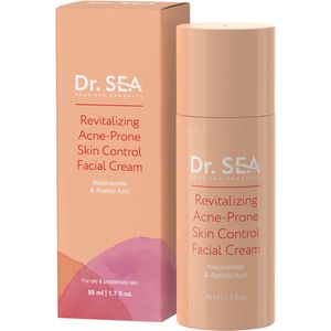 Dr. Sea Revitalizing Acne Crème – Voor de Onzuivere en Vette Huid – Niacinamide & Azelaïnezuur – 30 ml - Gezicht