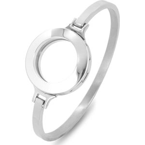 LOCKits X980170178 - Stalen bangle - voor 20-2 mm munt - Ø 62 mm - zilverkleurig
