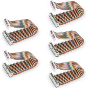 5-delige GPIO-draad Man-vrouw 20 cm 40-pins Jumper Wire Kabel Computeraccessoires Componenten voor Raspberry Pi(Male to Female)