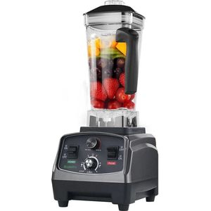 Multifunctional Food Processor - 36000rpm - 240V - 2200W - 3HP Portable Juicer Blender - Personal Smoothie Mixer - Food Chopper & Dry Grinder - ABS - Titanium Gray