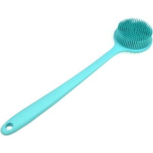 Doucherugborstel - Groen - Siliconen - Lichaamsborstel - Lange Steel