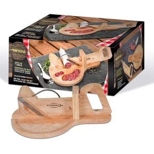 Handmatige Durandal Snijmachine van Hout - Salamisnijder en Worstsnijder met Brood- en Groentesnijder Bread Slicer