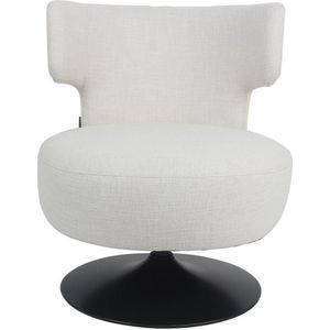 Bronx71® Fauteuil Metro draaibaar linnen off white