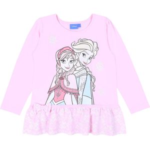 Roze shirt met franje - DISNEY Frozen
