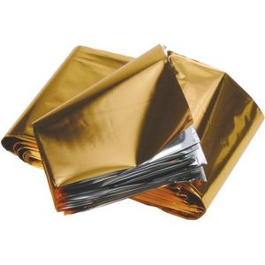Reddingsdeken - Isolatiedeken - 1.6 x 2.1 meter - Set van 4 stuks