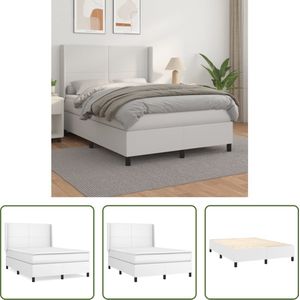 The Living Store boxspring bed - Kingsize - Kunstleer - 140x200 - Pocketvering