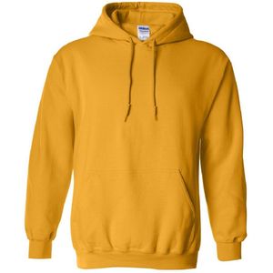 Gildan Zware Blend Volwassen Unisex Hooded Sweatshirt / Hoodie (Goud)