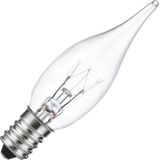Schiefer - E14 Kaars Gloeilamp - 15W - Dimbaar - Helder Glas