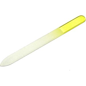 Premax Manicure Glasvijl Transparant Geel 14 cm.