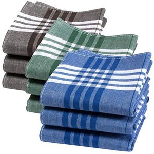 Zakdoeken - Groot Formaat 40cm x 40cm - 9 Stuks - 100% Katoen