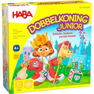 Haba !!! Spel - Dobbelkoning junior (Nederlands) = Duits 1307126001 - Frans 1307126003