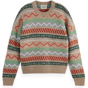 Scotch & Soda Fair Isle Relaxed Fit Trui