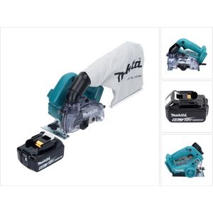 Makita DCC 500 G1 accu-diamantslijper 18 V 125 mm borstelloos + 1x accu 6.0 Ah - zonder lader