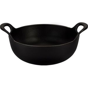 Le Creuset - Wokpan - Mat Zwart - Geëmailleerd Gietijzer