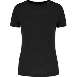 Damessport-T-shirt triblend met ronde hals 'Proact' Zwart - XL