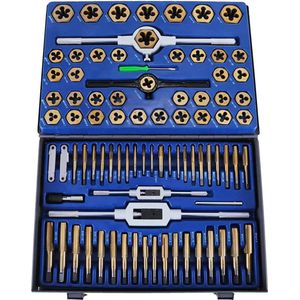 Tappen Set - Gereedschapskoffer - Blauw - 86 Stuks - Schroevendraaier Set - 40x30x10cm