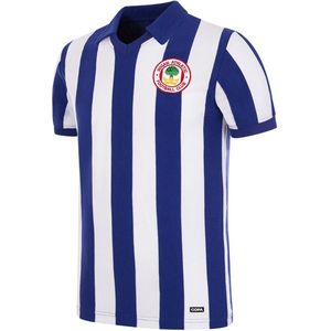 COPA - Wigan Athletic FC 1980 - 81 Retro Voetbal Shirt - M - Blauw; Wit