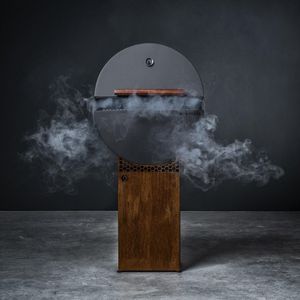 HNYGRLL serie 1 barbecue met cortenstalen zuil en volledig accessoirepakket