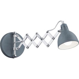 LED Wandlamp - Wandverlichting - Torna Sicano - E14 Fitting - Rond - Beton - Aluminium