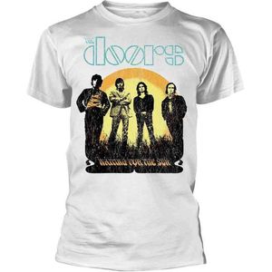 The Doors Heren Tshirt -L- Waiting For The Sun Wit