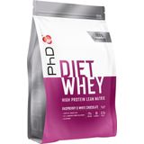 PhD Diet Whey - Proteine Poeder / Eiwitshake - Dieetshake - Witte Chocolade/Framboos