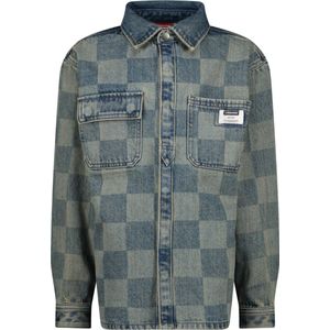 Vingino - Louis - Jongens Blouse - Tinted Mid Blue