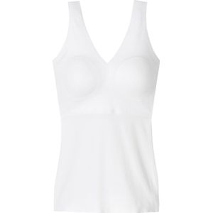 SCHIESSER Invisible Soft dames singlet - met uitneembare cups - wit - Maat: 40