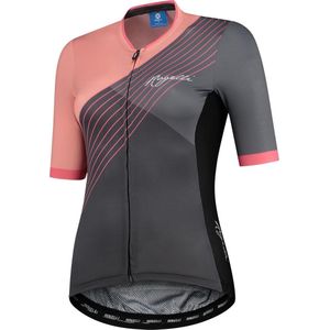 Ds Wielershirt KM Divine Grijs/Zwart/Coral XL