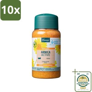 10 x Kneipp - Badzout - Badkristallen - Muscle Relaxation - Arnica - 600 g - Grootverpakking - Badkristallen - Spierherstel - Ontspanning - Arnica - Warm Bad